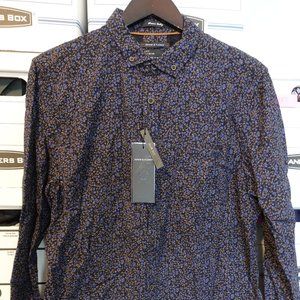 Denim & Flower's  floral print button down shirt